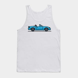 Crystal Blue Mazda Miata Tank Top